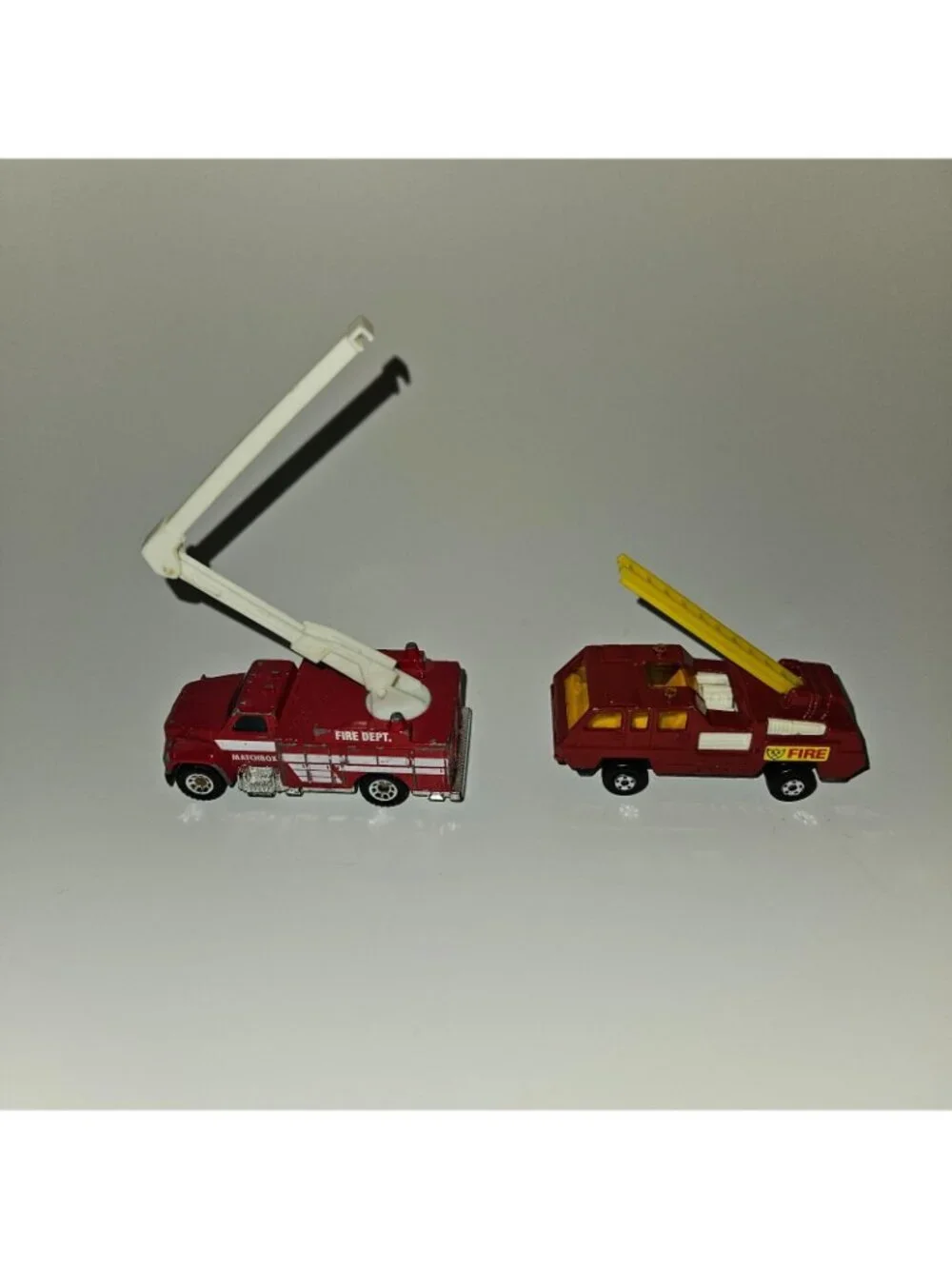 6 Emergency Rescue Vehicle Mixed Lot Fire Truck Police Car Matchbox Blaze Buster